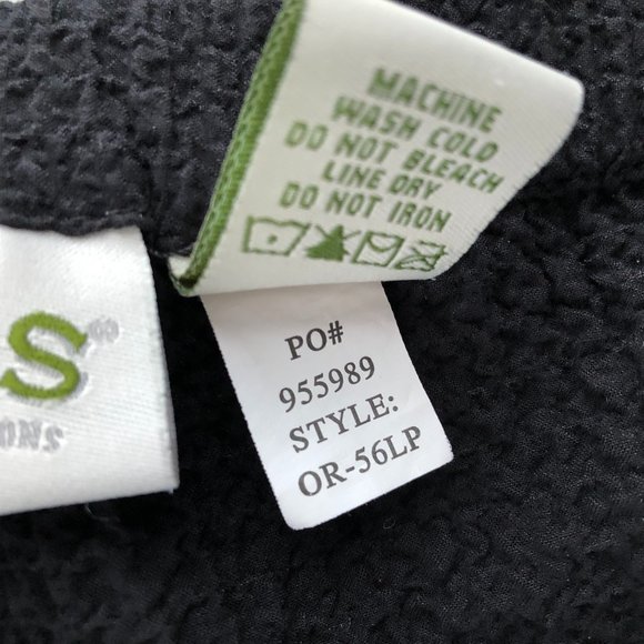 Orvis Pants Black Waffle Weave High Rise Pockets Casual Comfort Pants Si… - Picture 10 of 12